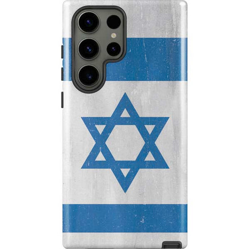 Israel Flag Distressed Galaxy S23 Ultra Pro Case